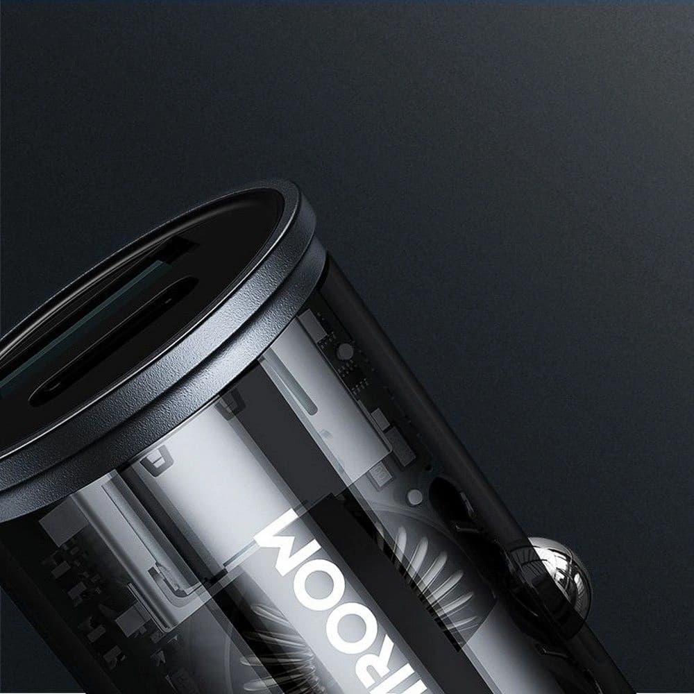 Autós töltő Joyroom C-A43 2-portos autós töltő PD 20W QC 3.0 szürke - 3