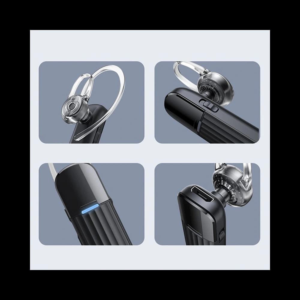 Vezeték nélküli fejhallgató Joyroom JR-B01 Bluetooth fülhallgató fekete - 2