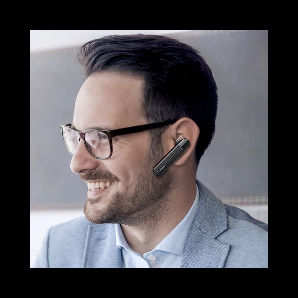 Vezeték nélküli fejhallgató Joyroom JR-B01 Bluetooth fülhallgató fekete - 11