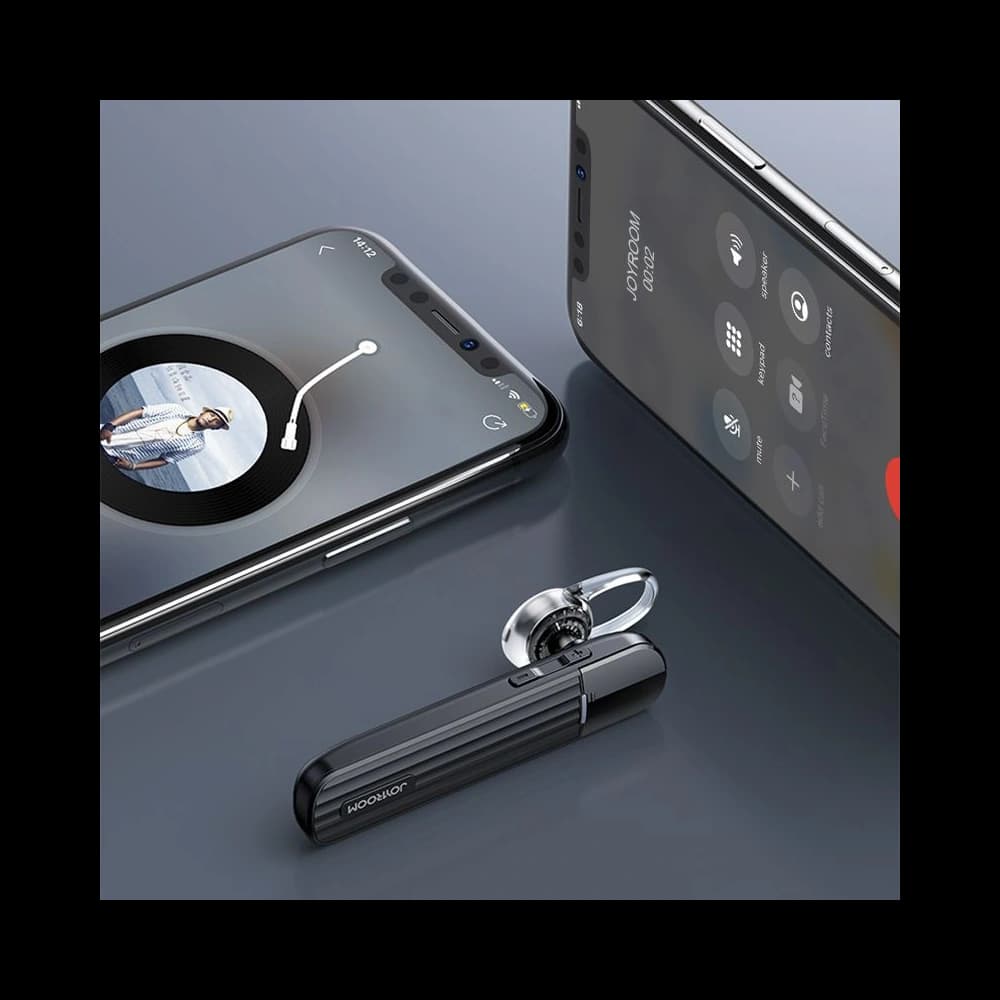 Vezeték nélküli fejhallgató Joyroom JR-B01 Bluetooth fülhallgató fekete - 12