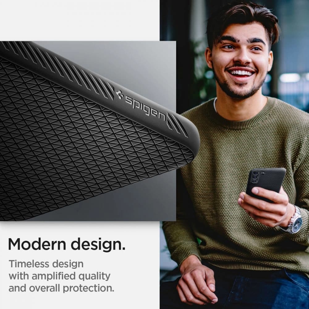 Spigen Liquid Air Samsung Galaxy S22+ Plus Matte Black - 13