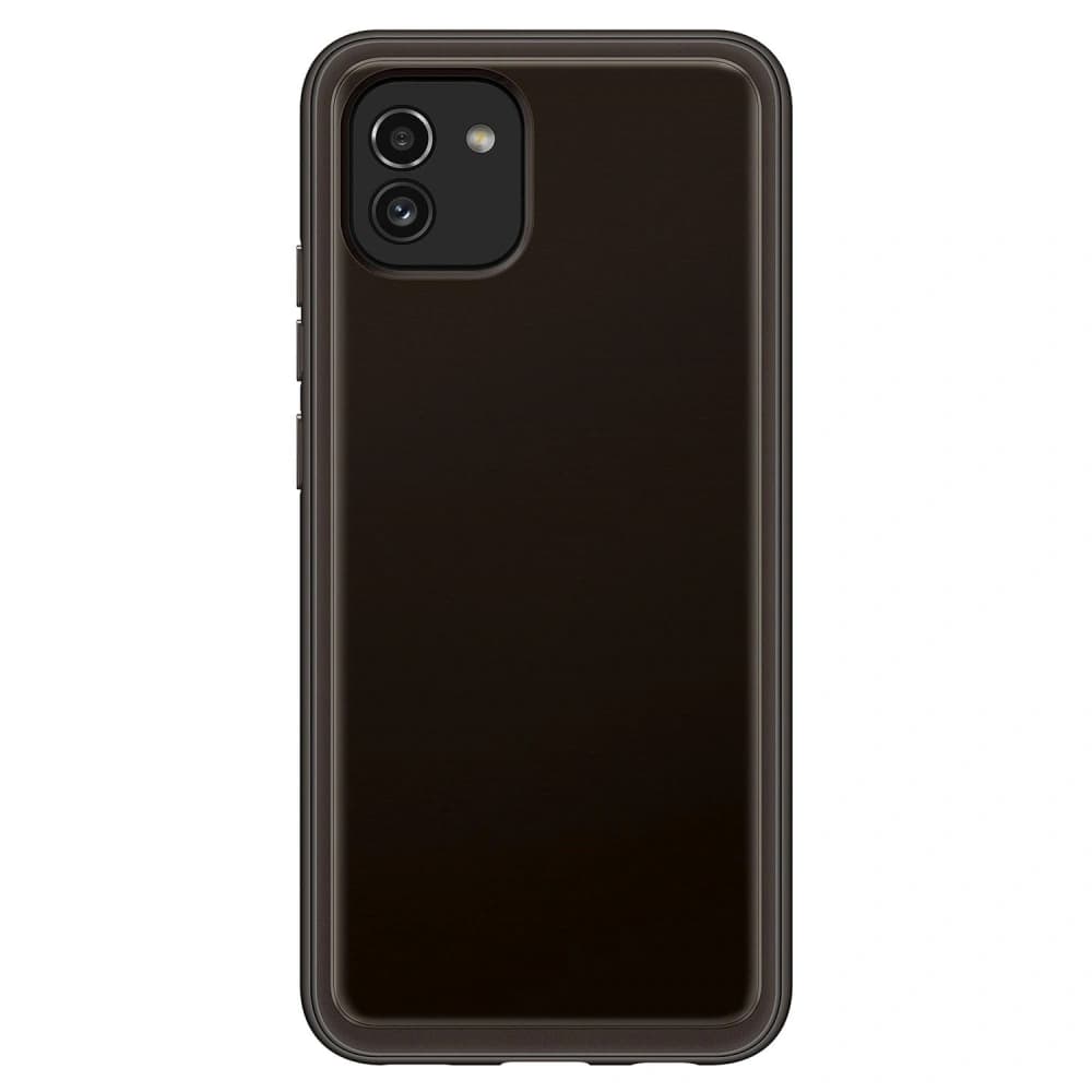 Etui Samsung Galaxy A03 EF-QA036TB Clear Cover černý/black