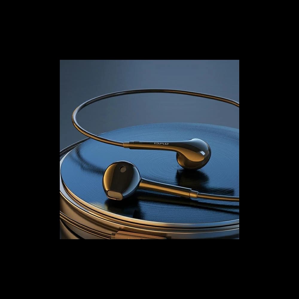 AWEI słuchawki stereo PC-7 3,5mm jack czarny/black - 2