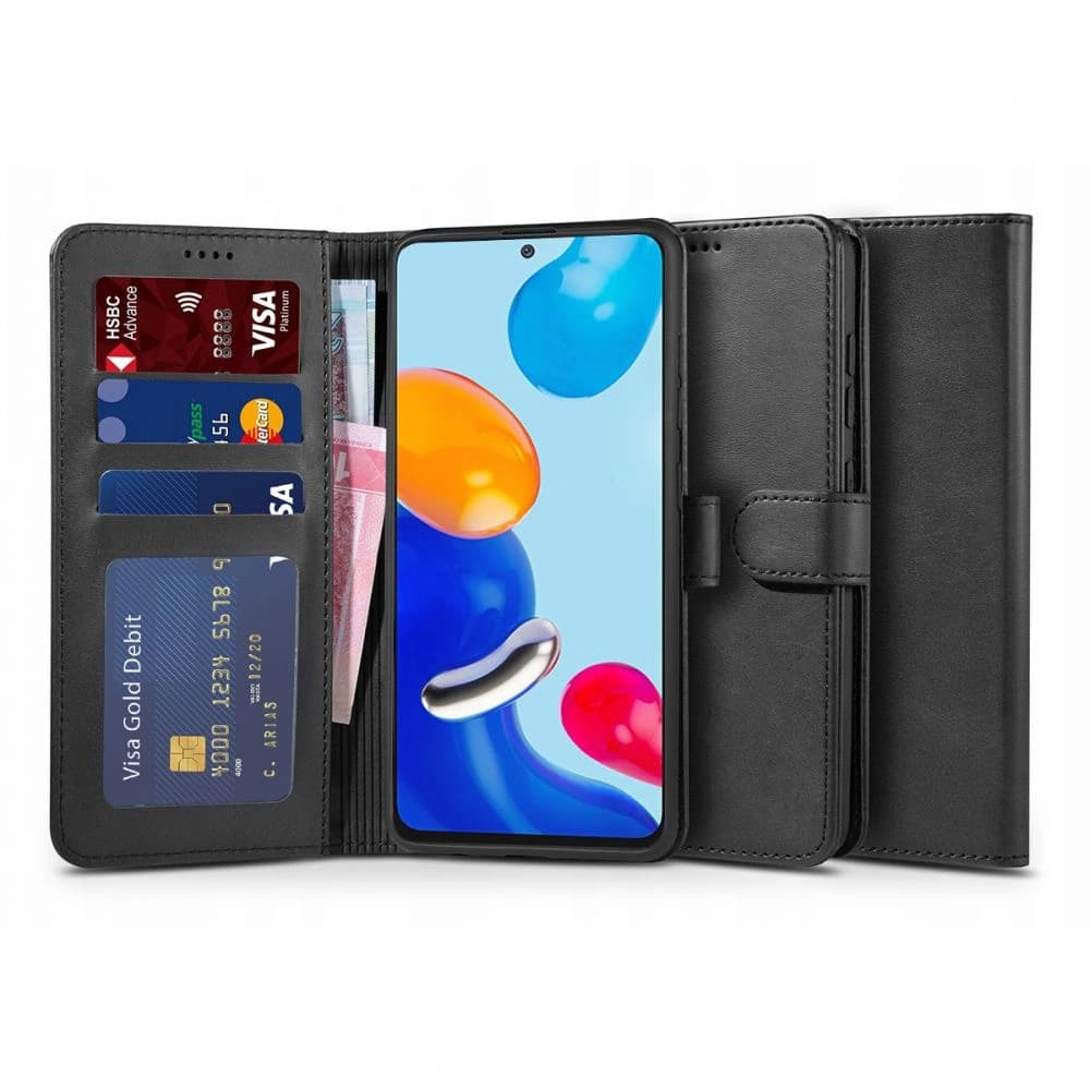 Etui Tech-Protect Wallet Redmi Note 11/11S černé
