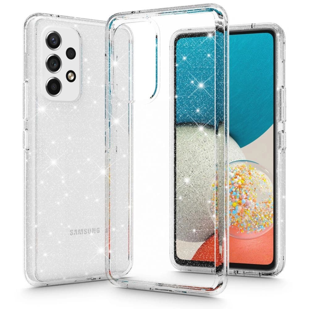 Etui Tech-Protect Glitter Samsung Galaxy A53 5G Clear