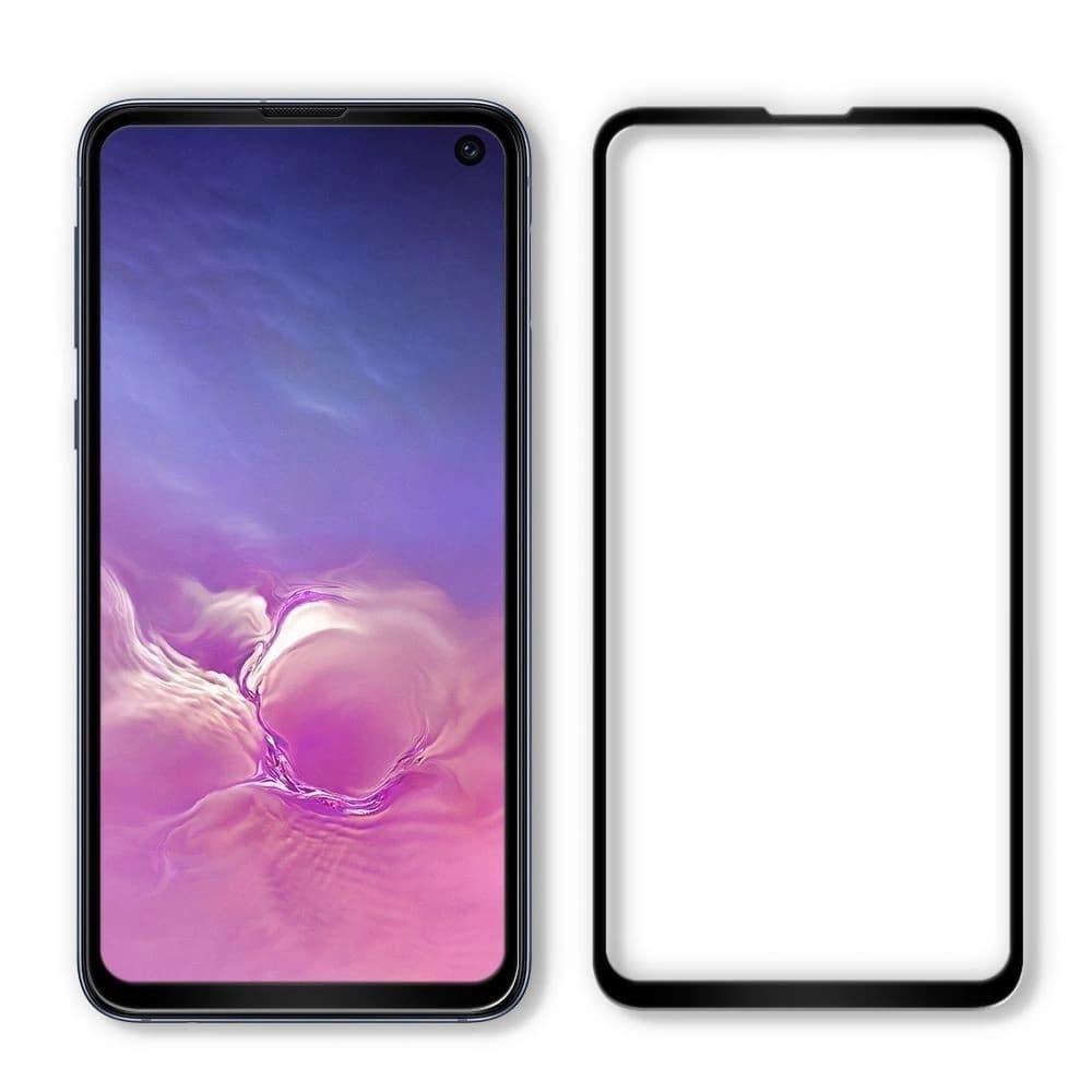 Tvrzené sklo Spigen GLAS.tR Slim Samsung Galaxy S10e Full Cover Case Friendly - 2