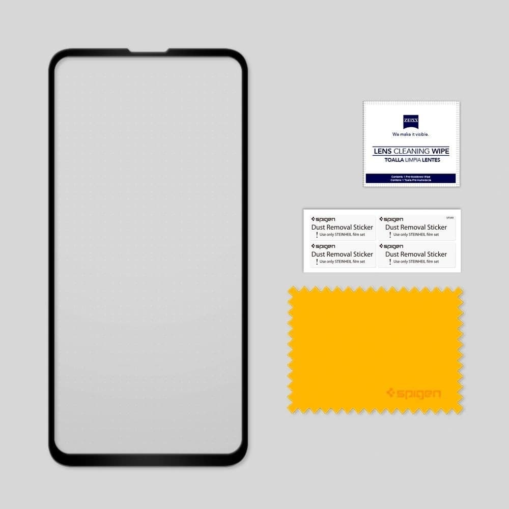 Tvrzené sklo Spigen GLAS.tR Slim Samsung Galaxy S10e Full Cover Case Friendly - 7