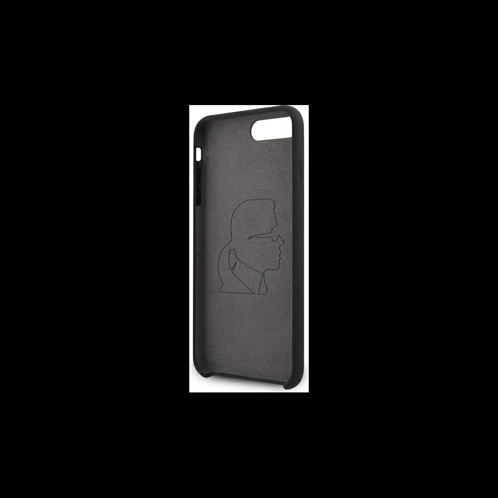 Etui Karl Lagerfeld KLHCI8LSLKCBK Apple iPhone 8/7 Plus hardcase černý/black Silicone Karl Iconic - 7