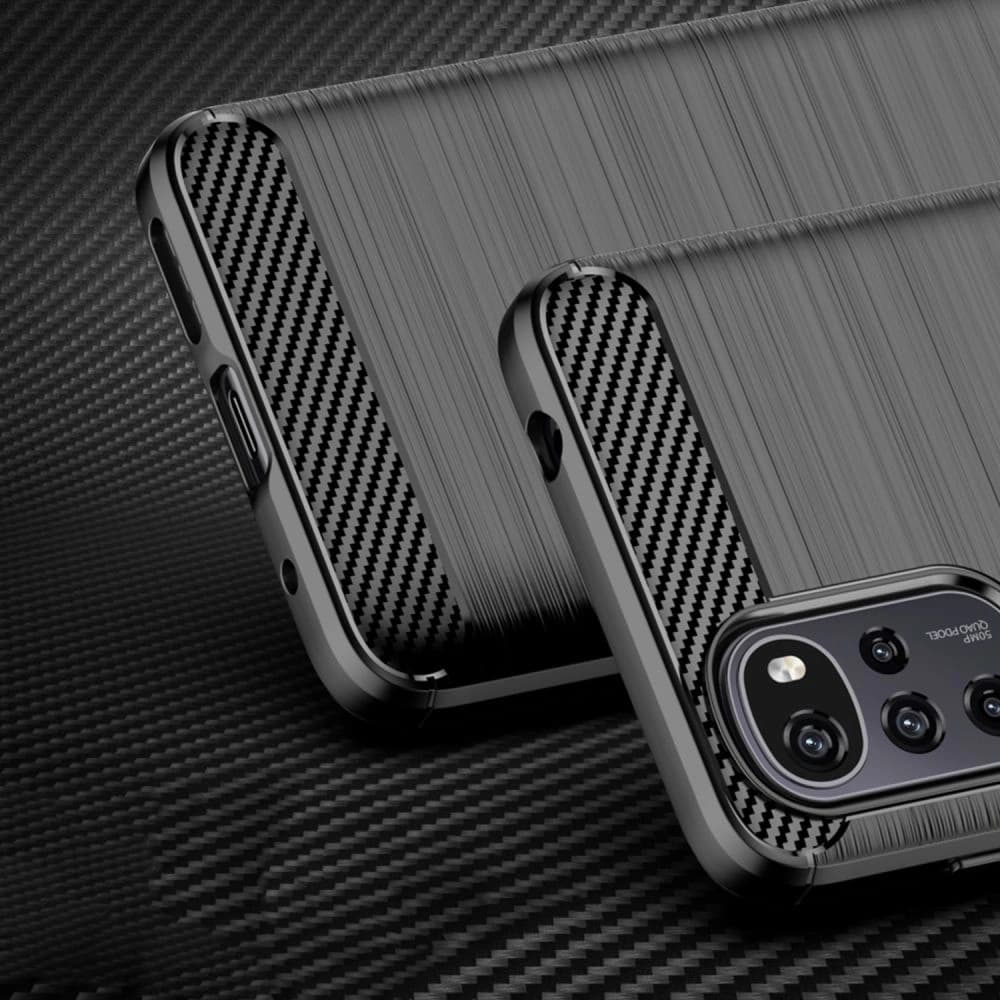 Etui Tech-Protect TPUCarbon Motorola Moto G22 Negru - 3
