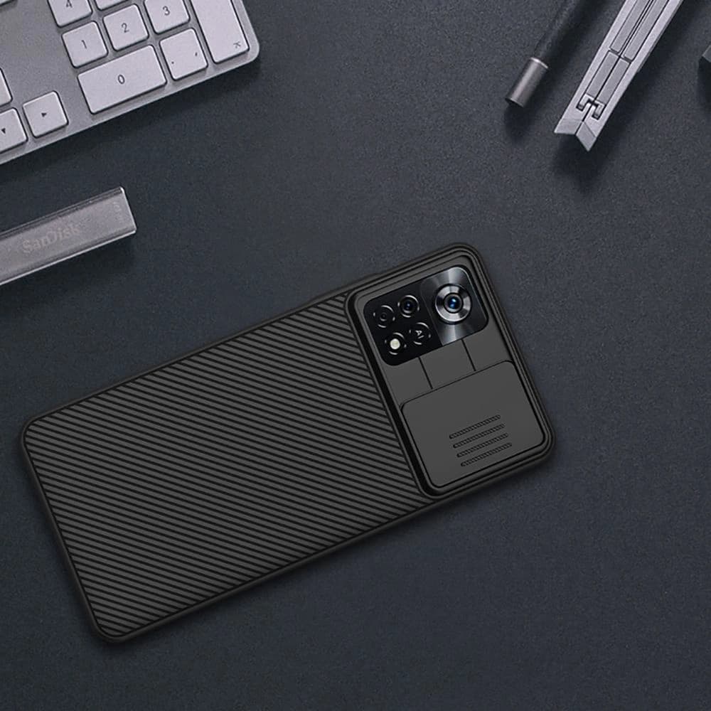 Etui Nillkin Camshield POCO X4 Pro 5G Fekete - 10