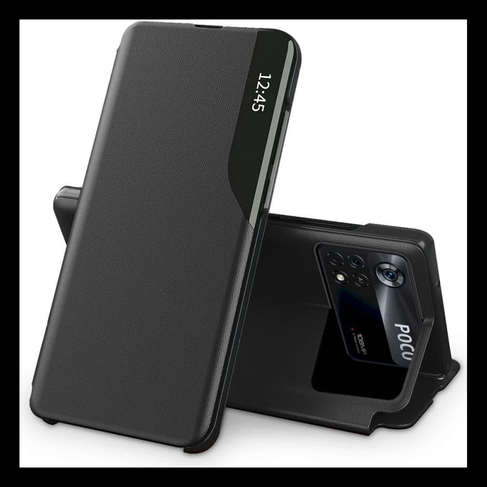 Case Tech-Protect Smart View POCO X4 Pro 5G Schwarz