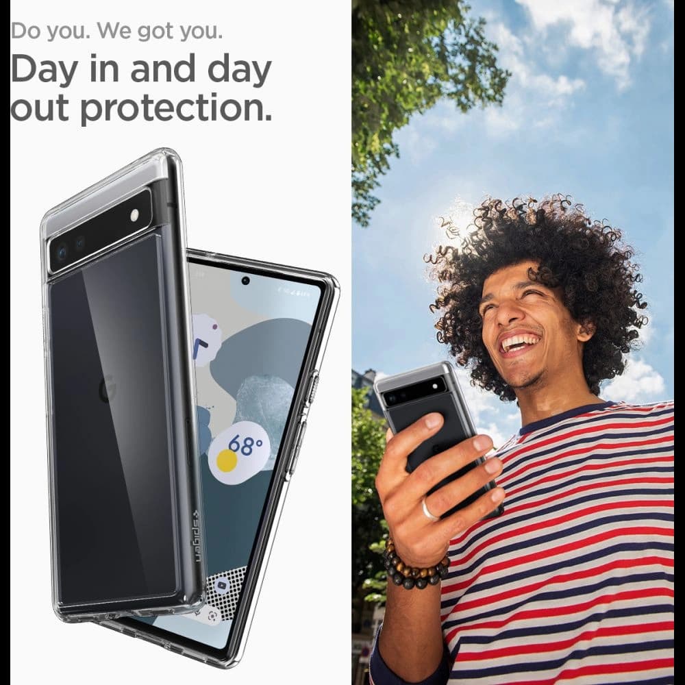 Etui Spigen Ultra Hybrid Google Pixel 6a Crystal Clear - 8