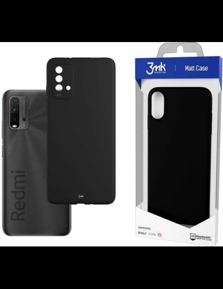 Etui 3MK Matt Case Redmi 9T negru/black