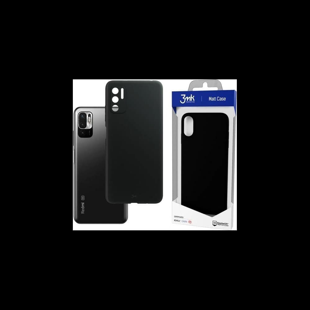 Etui 3MK Matt Case Redmi Note 10 5G negru/black