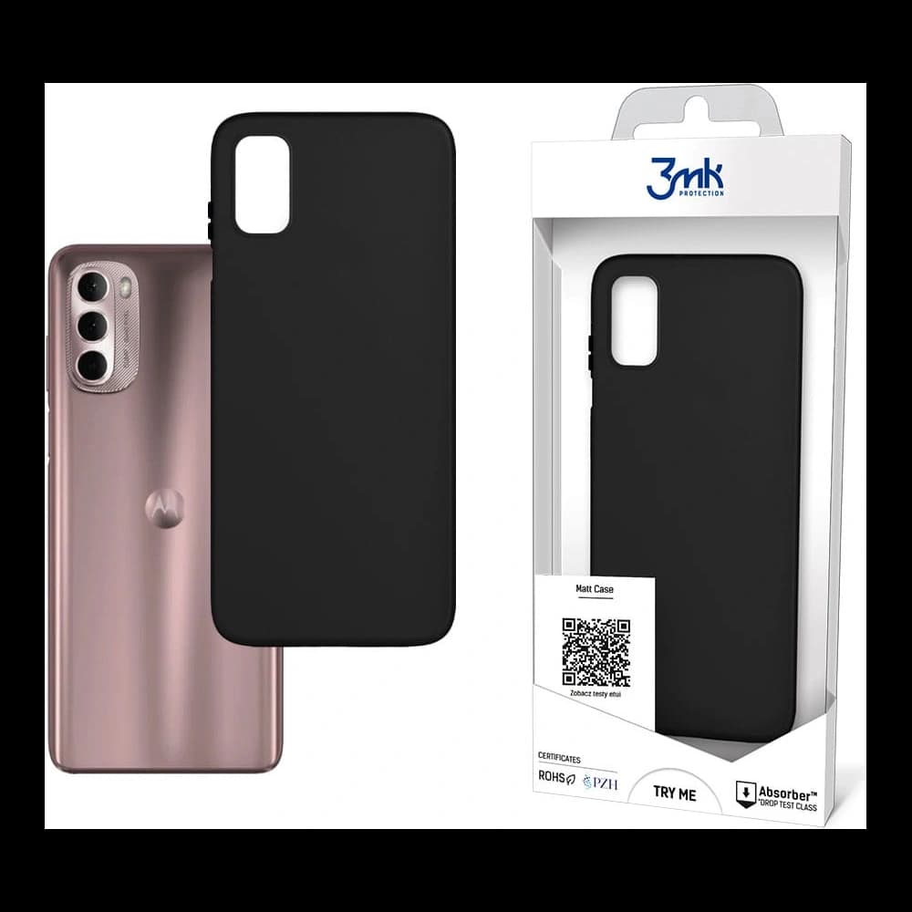 Etui 3MK Matt Case Motorola Moto G Stylus 2022 fekete/black