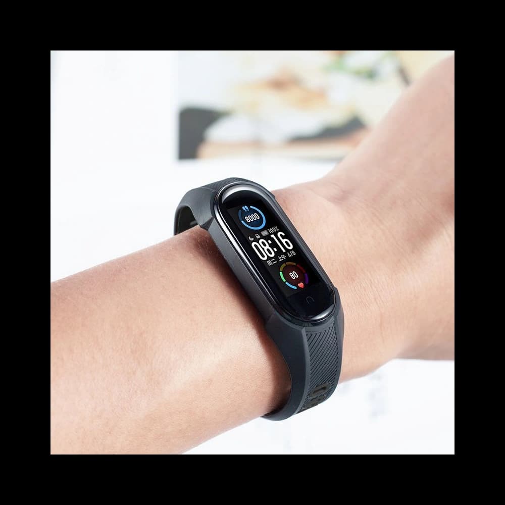 Pasek Tech-Protect Armour Xiaomi Mi Band 5/6/6 NFC/7 Fekete - 4