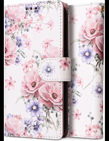 Case Tech-Protect Wallet Redmi Note 11/11S Blütenblume
