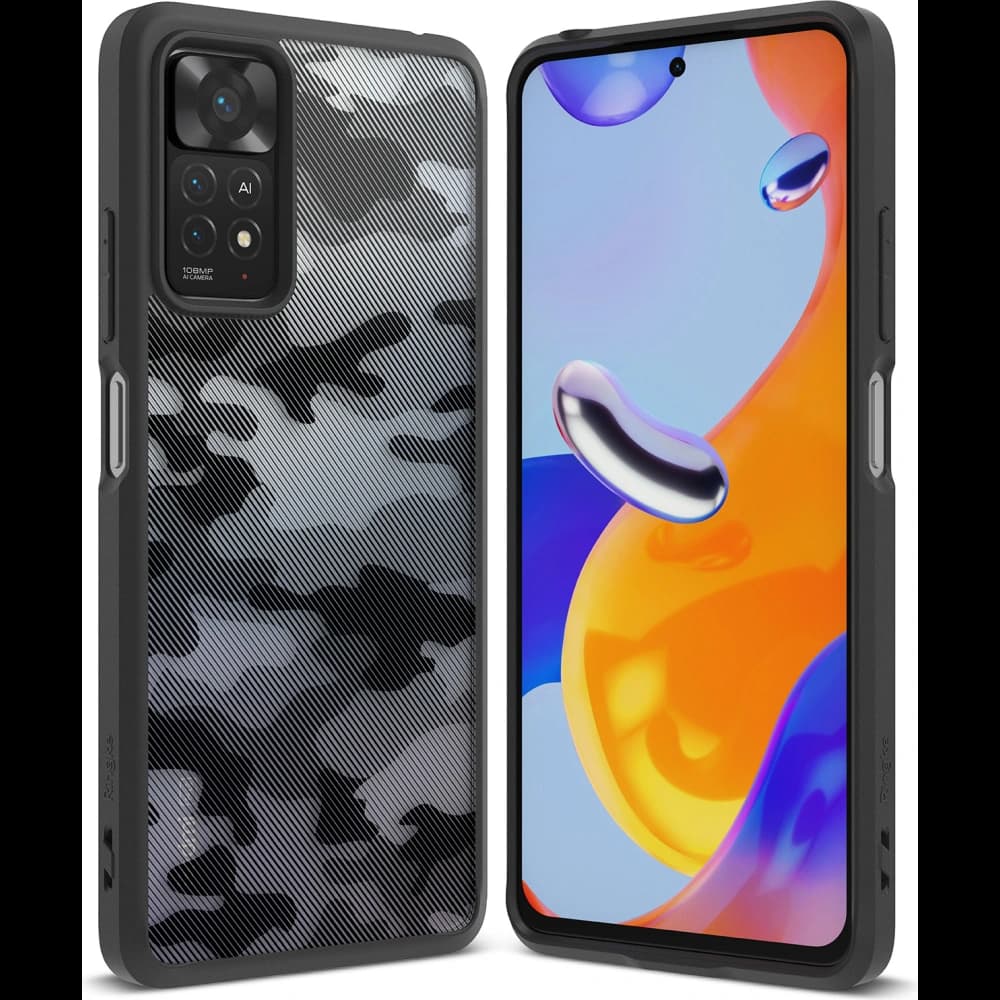 Etui Ringke Fusion Redmi Note 11 Pro/11E Pro Camo (Moro) černá
