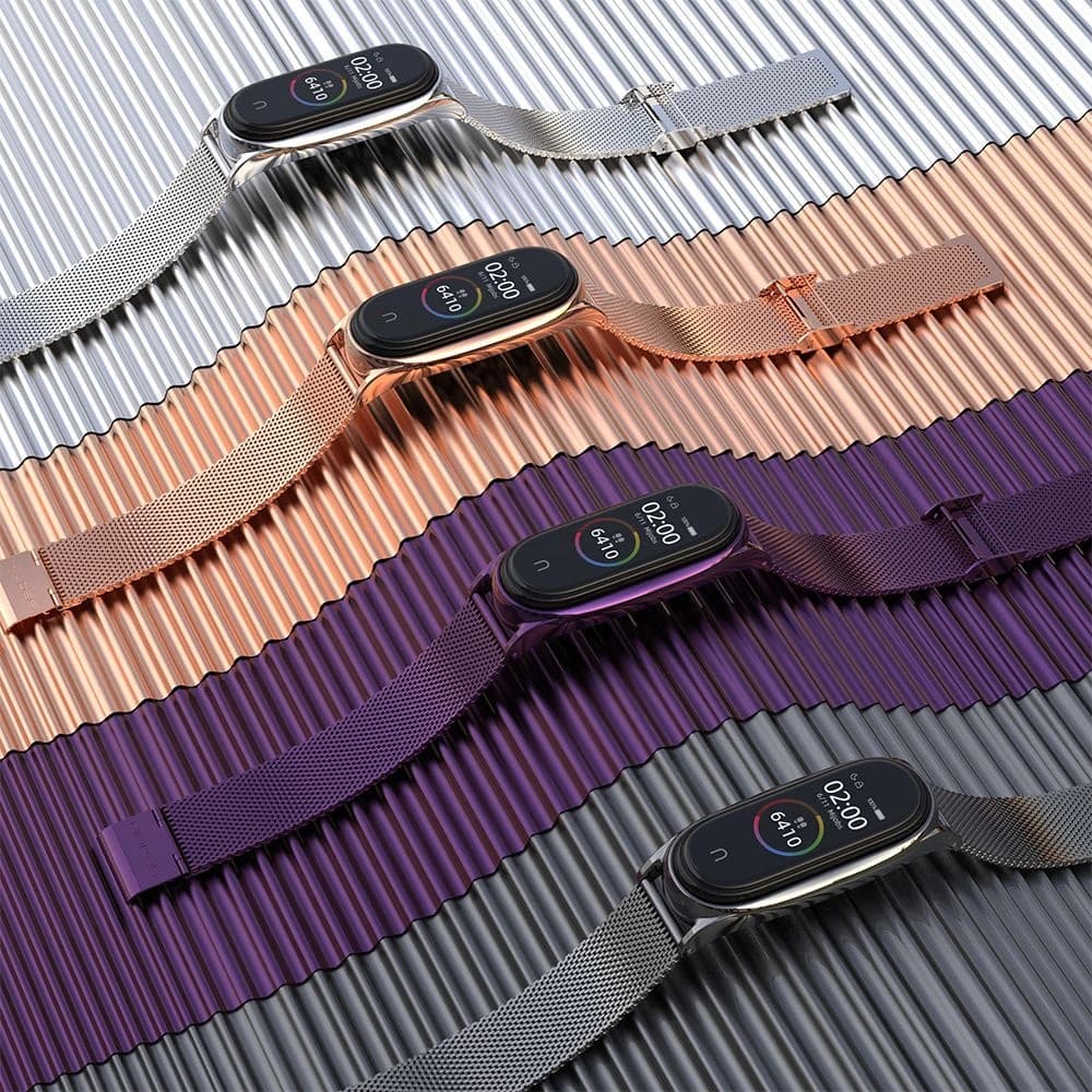 Náramek Tech-Protect Milaneseband Xiaomi Mi Band 7 Gold - 5