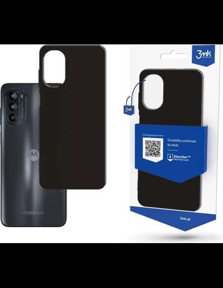 Case 3MK Matt Case Motorola Moto G52 schwarz/black