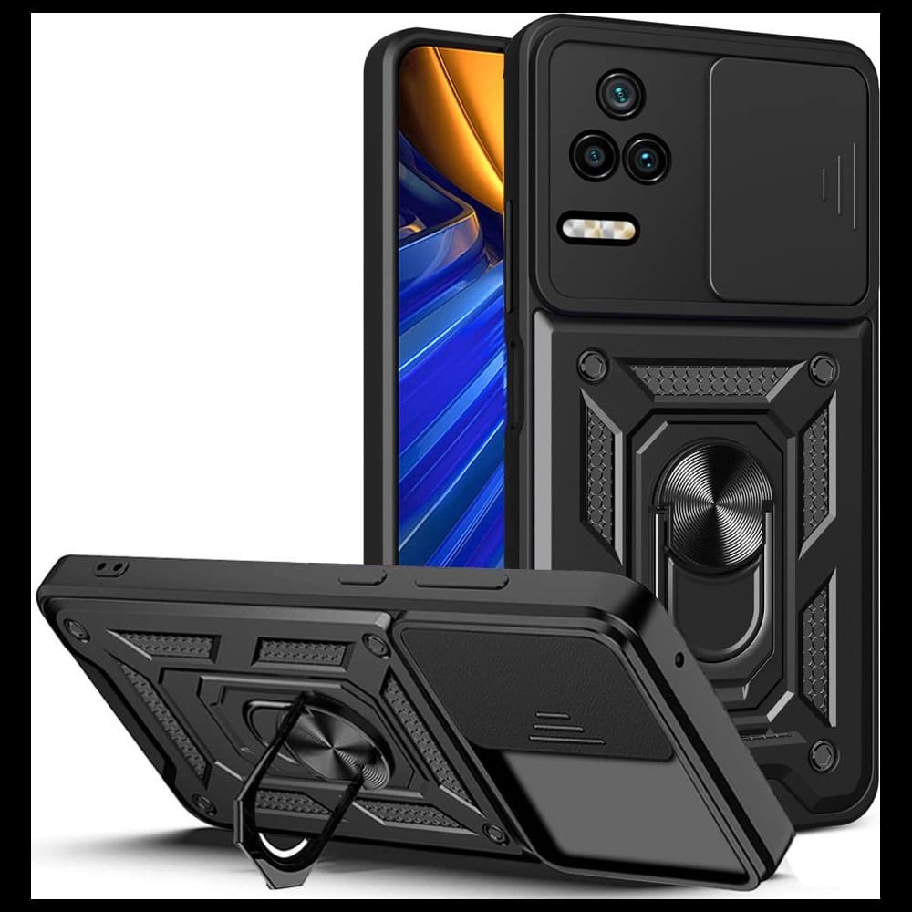 Etui Tech-Protect CamShield Pro POCO F4 5G Fekete