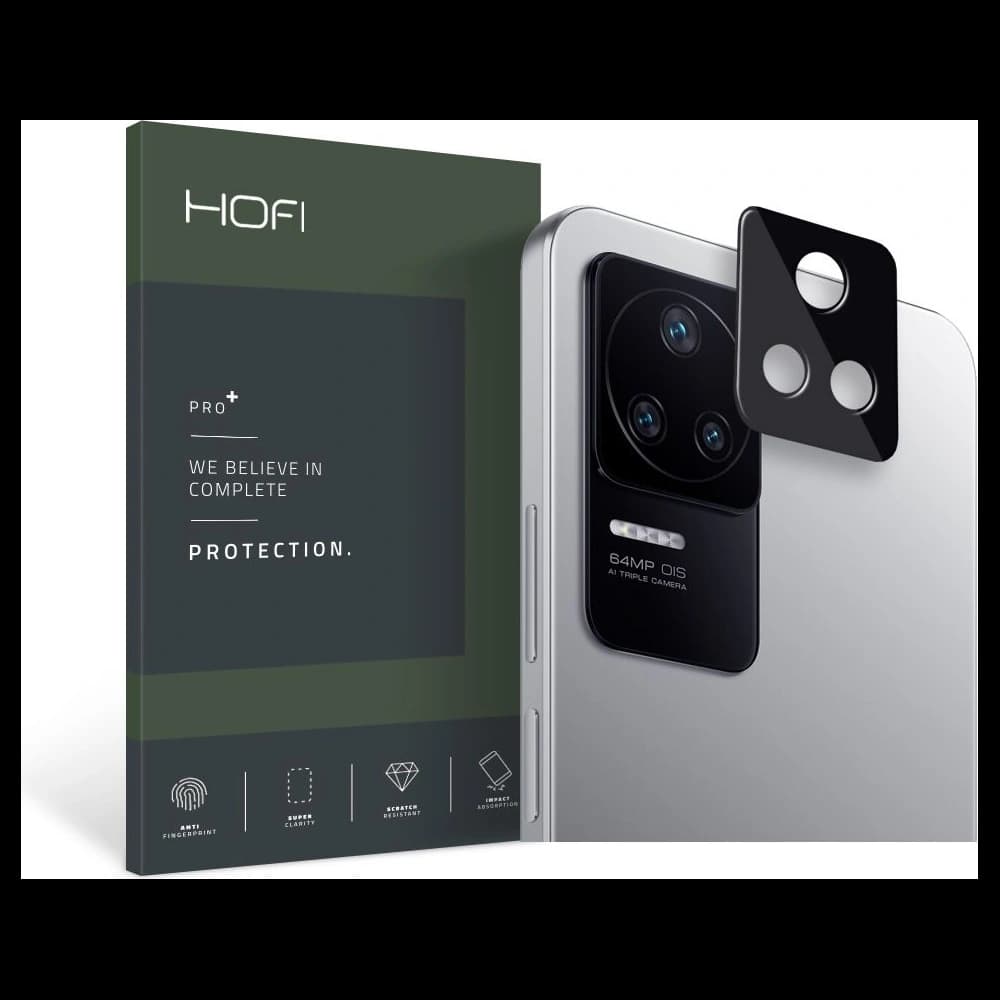 Kameralinsen-Glas Hofi Cam Pro+ POCO F4 5G Schwarz