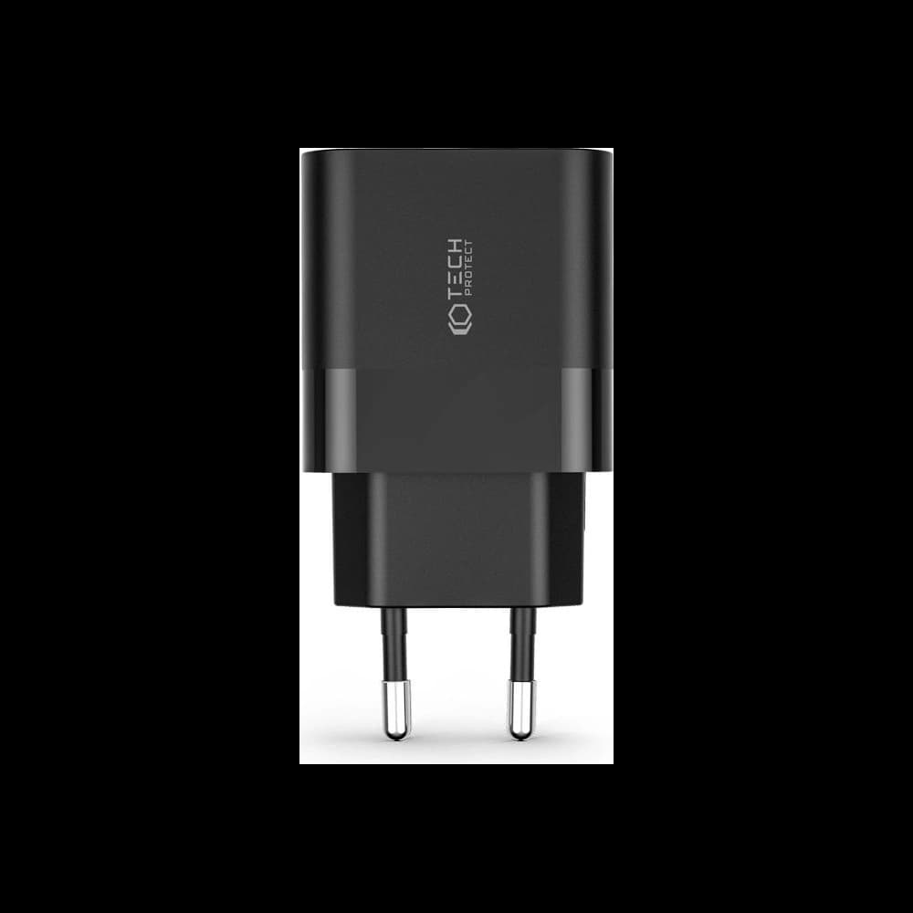 Tech-Protect C30W 2-port Network Charger PD 30W QC 3.0 Black - 2