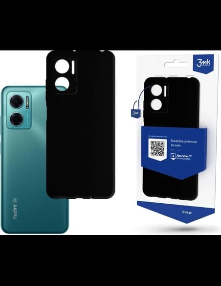 Etui 3MK Matt Case Redmi Note 11E 5G/Redmi 10 5G fekete/black