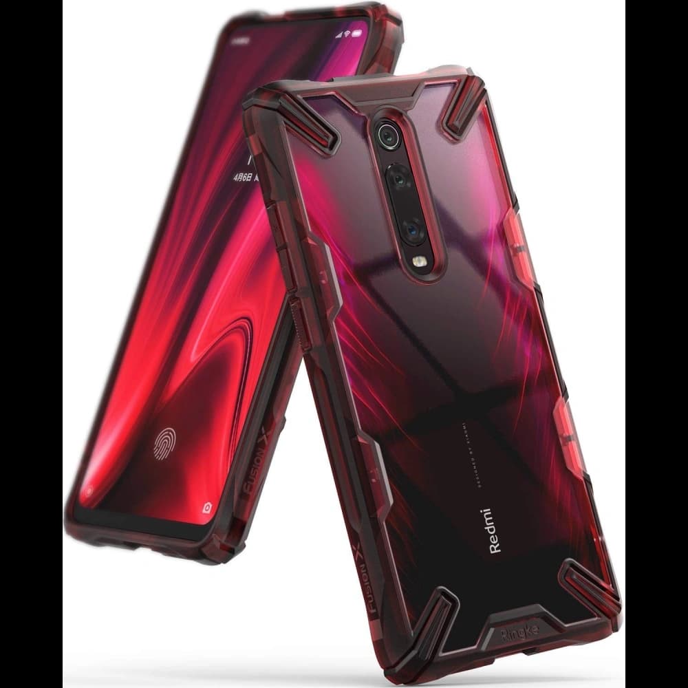 Etui Ringke Fusion-X Xiaomi Mi 9T/Pro & Redmi K20/Pro Ruby Red