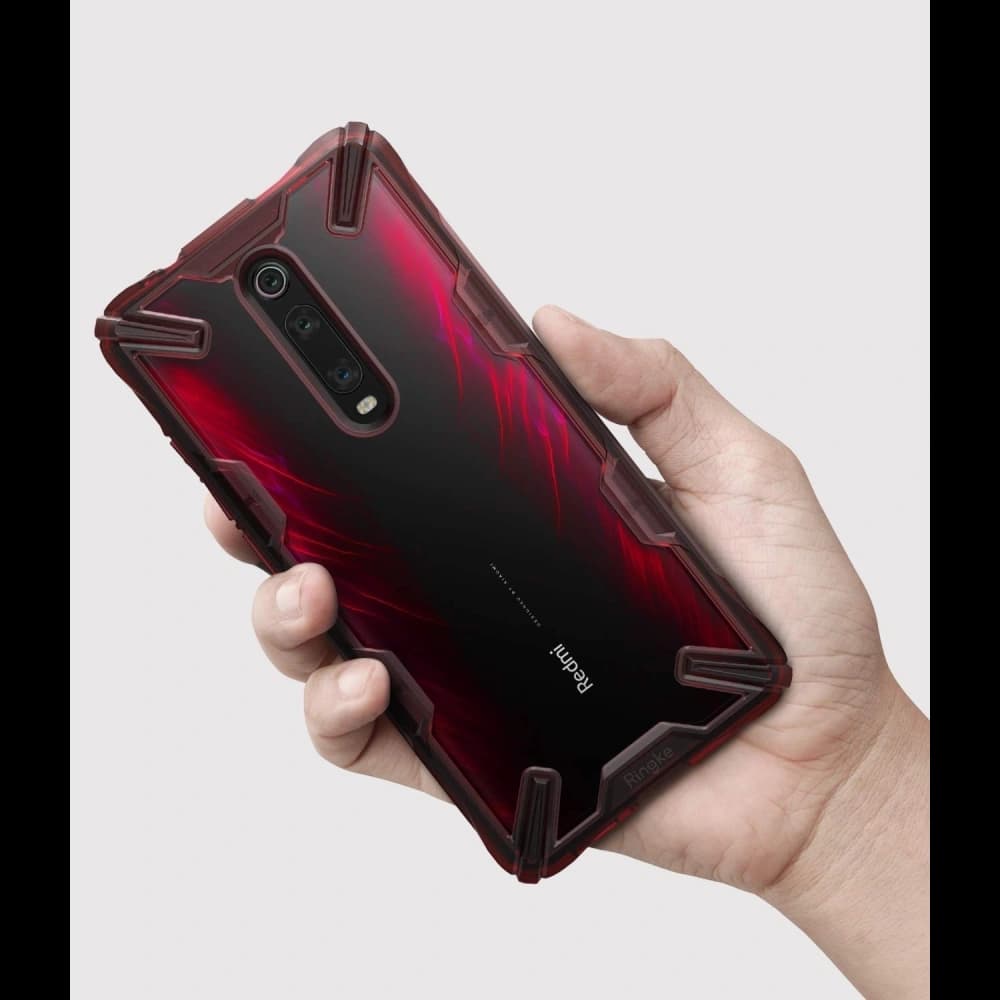 Etui Ringke Fusion-X Xiaomi Mi 9T/Pro & Redmi K20/Pro Ruby Red - 5