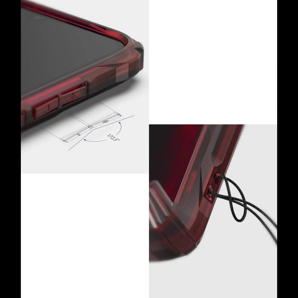 Etui Ringke Fusion-X Xiaomi Mi 9T/Pro & Redmi K20/Pro Ruby Red - 6