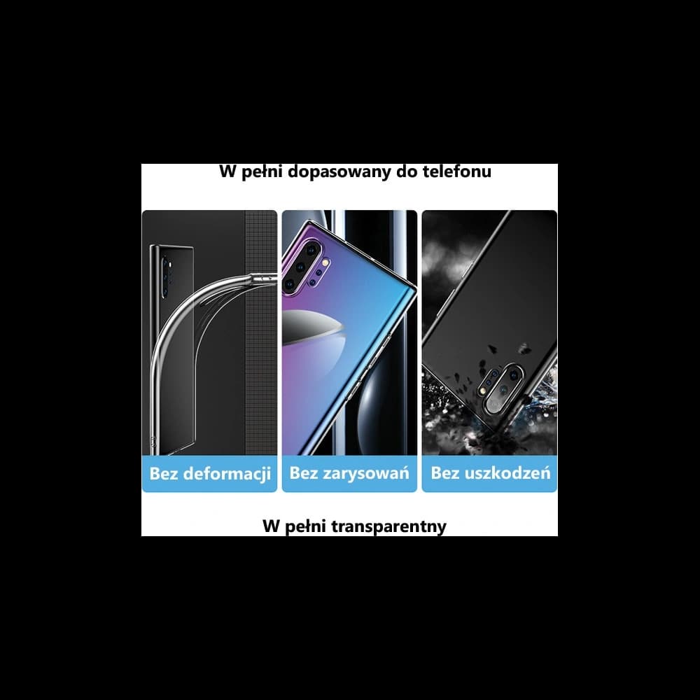 Etui USAMS Primary Samsung Galaxy Note 10+ Plus átlátszó NOTE10PYS01 - 2