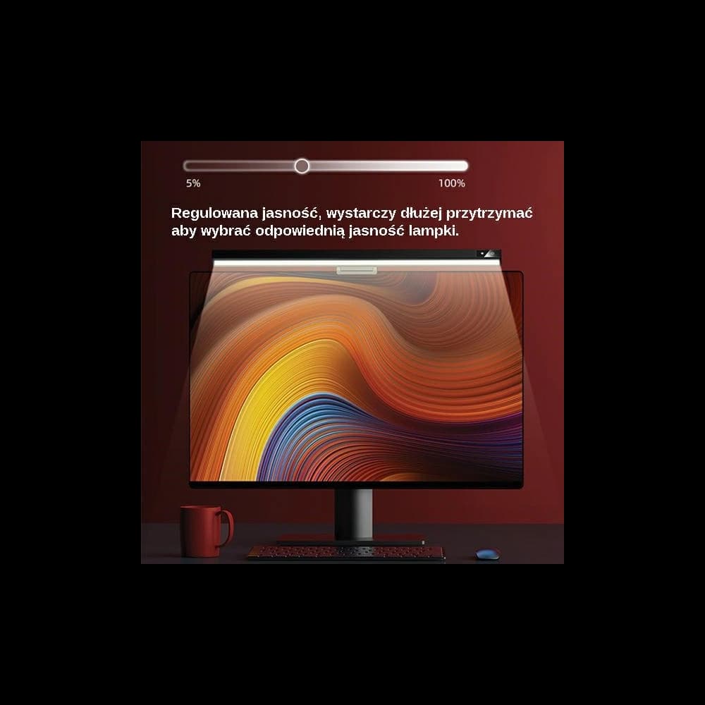 Lampă LED pentru monitor USAMS Usual Series neagră/black ZB179PMD01 - 3