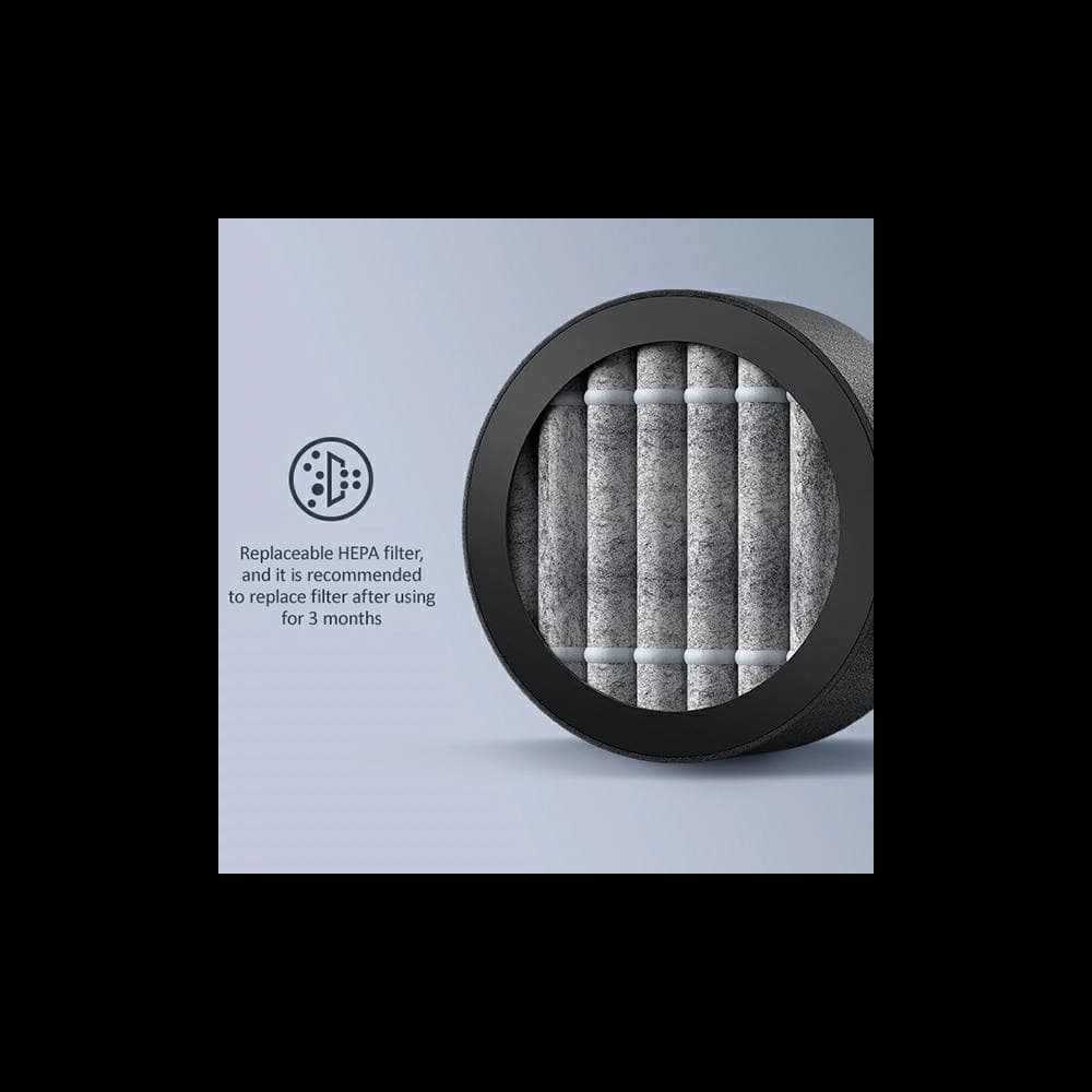 Přenosný ionizátor vzduchu USAMS černý/black ZB181JHQ01 ionizátor aniontů Pm2,5 - 8