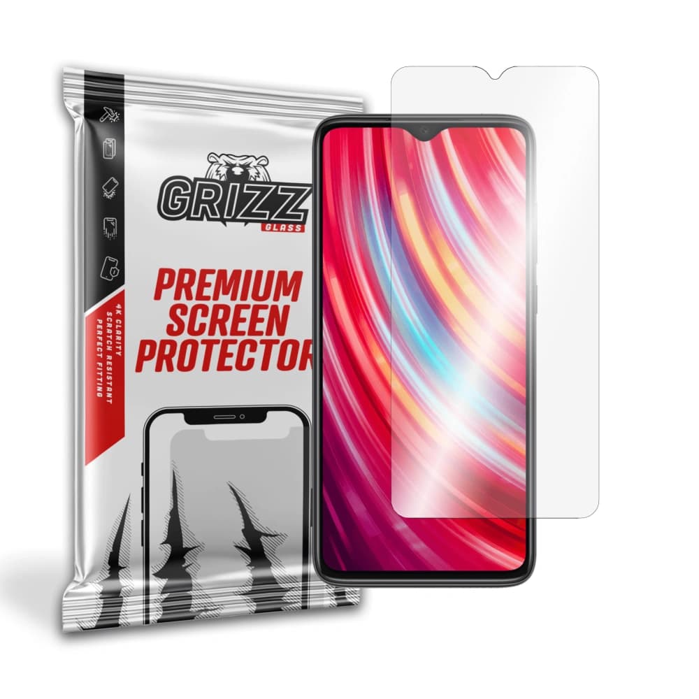 Hybriertes Glas GrizzGlass HybridGlass für Xiaomi Redmi Note 8 Pro