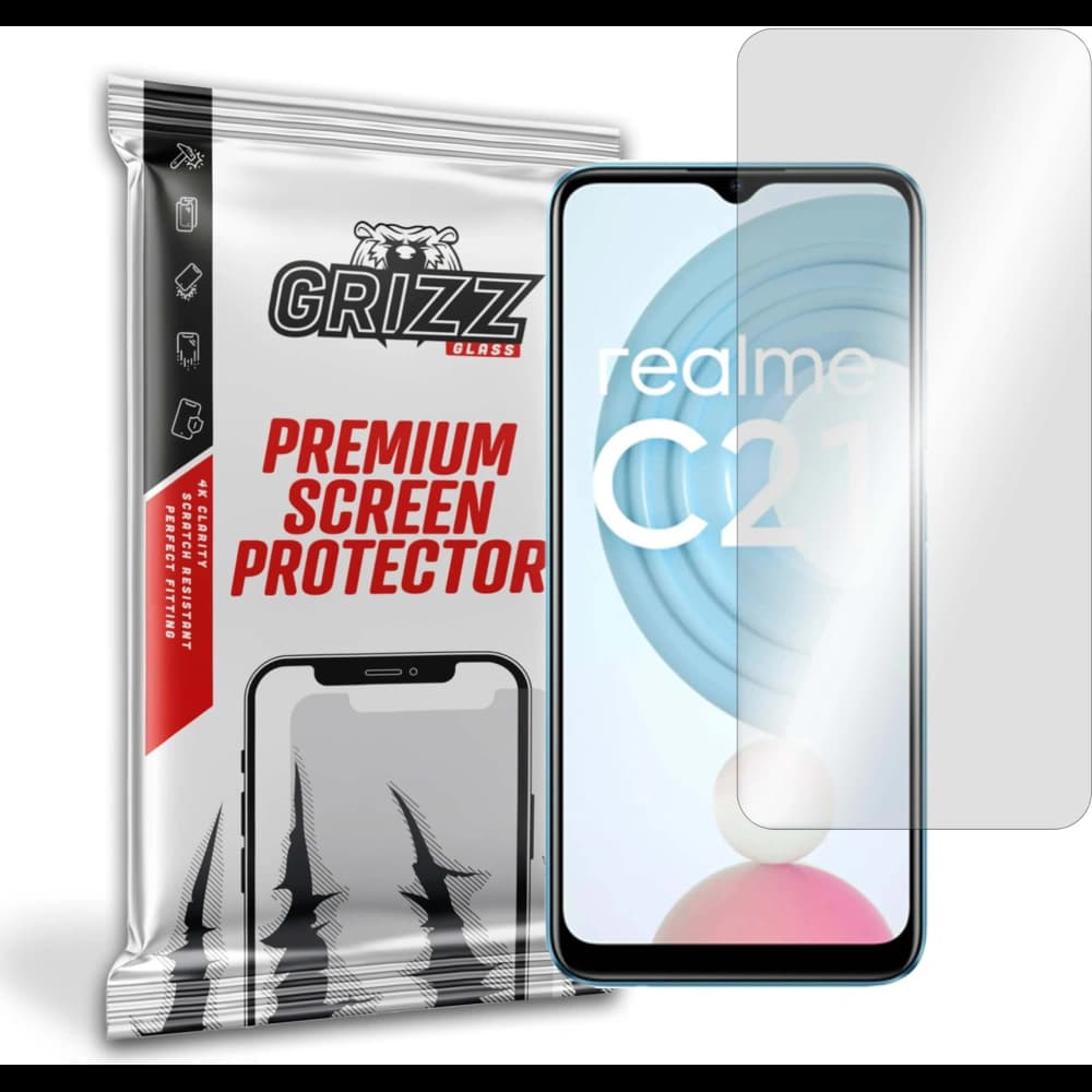 GrizzGlass HybridGlass Realme C21