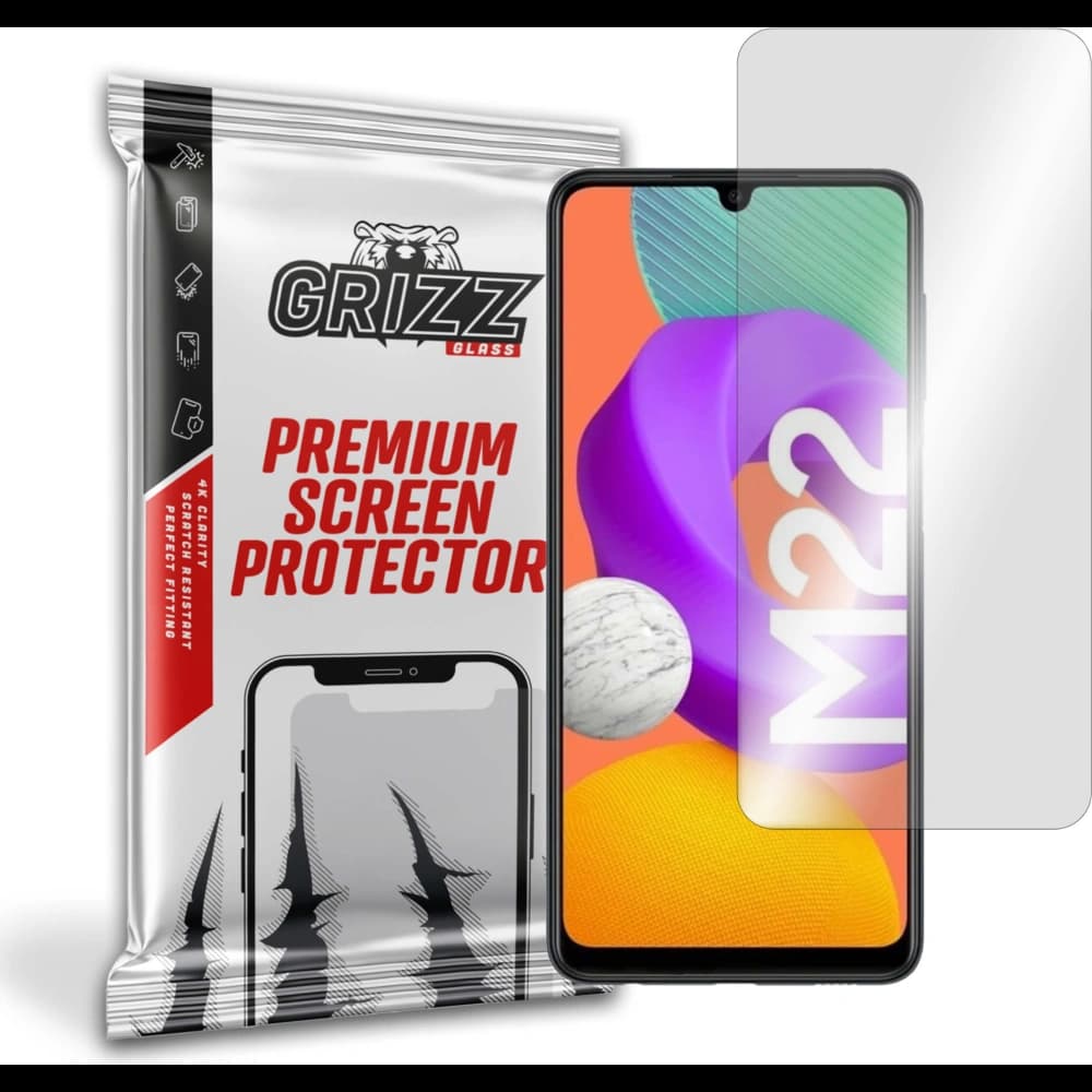 Hibrid üveg GrizzGlass HybridGlass a Samsung Galaxy M22-hez