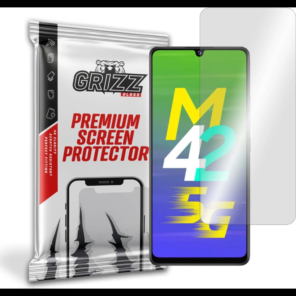 Hybriertes Glas GrizzGlass HybridGlass für Samsung Galaxy M42 5G