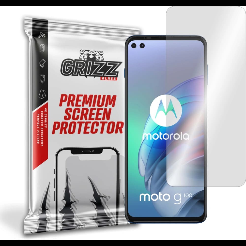 Hybriertes Glas GrizzGlass HybridGlass für Motorola Moto G100 5G