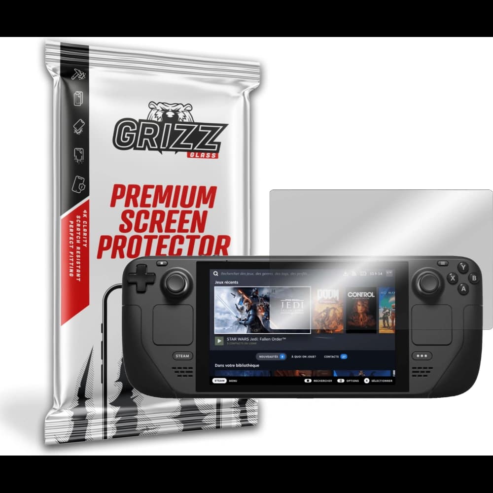 Hybidní sklo GrizzGlass HybridGlass pro Valve Steam Deck LCD / OLED