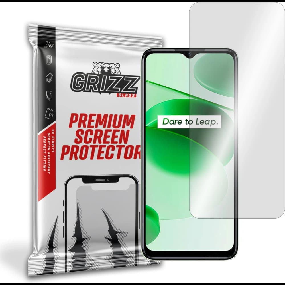 Hybidní sklo GrizzGlass HybridGlass pro Realme C35