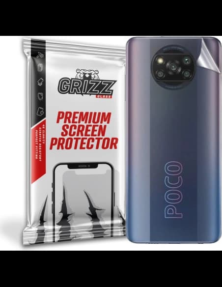 Folie GrizzGlass SatinSkin spate pentru Xiaomi POCO X3 Pro