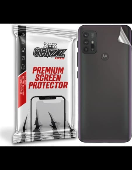 Folie auf der Rückseite GrizzGlass SatinSkin für Motorola Moto G30