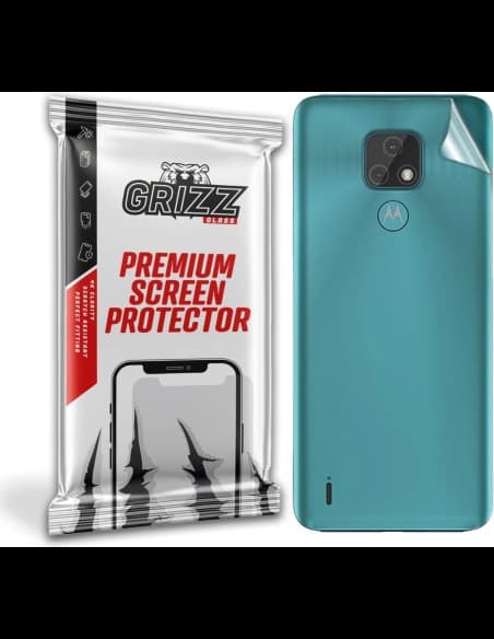 Folie GrizzGlass SatinSkin spate pentru Motorola Moto E7