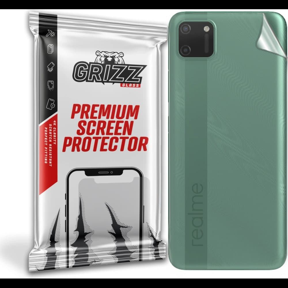 Folie für die Rückseite GrizzGlass SatinSkin für Realme C11