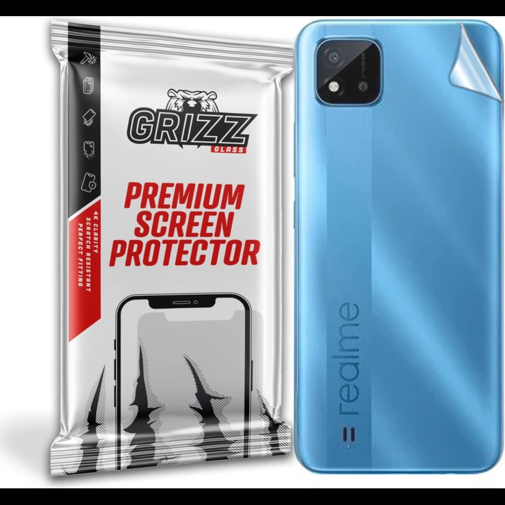 Folie GrizzGlass SatinSkin spate pentru Realme C20A