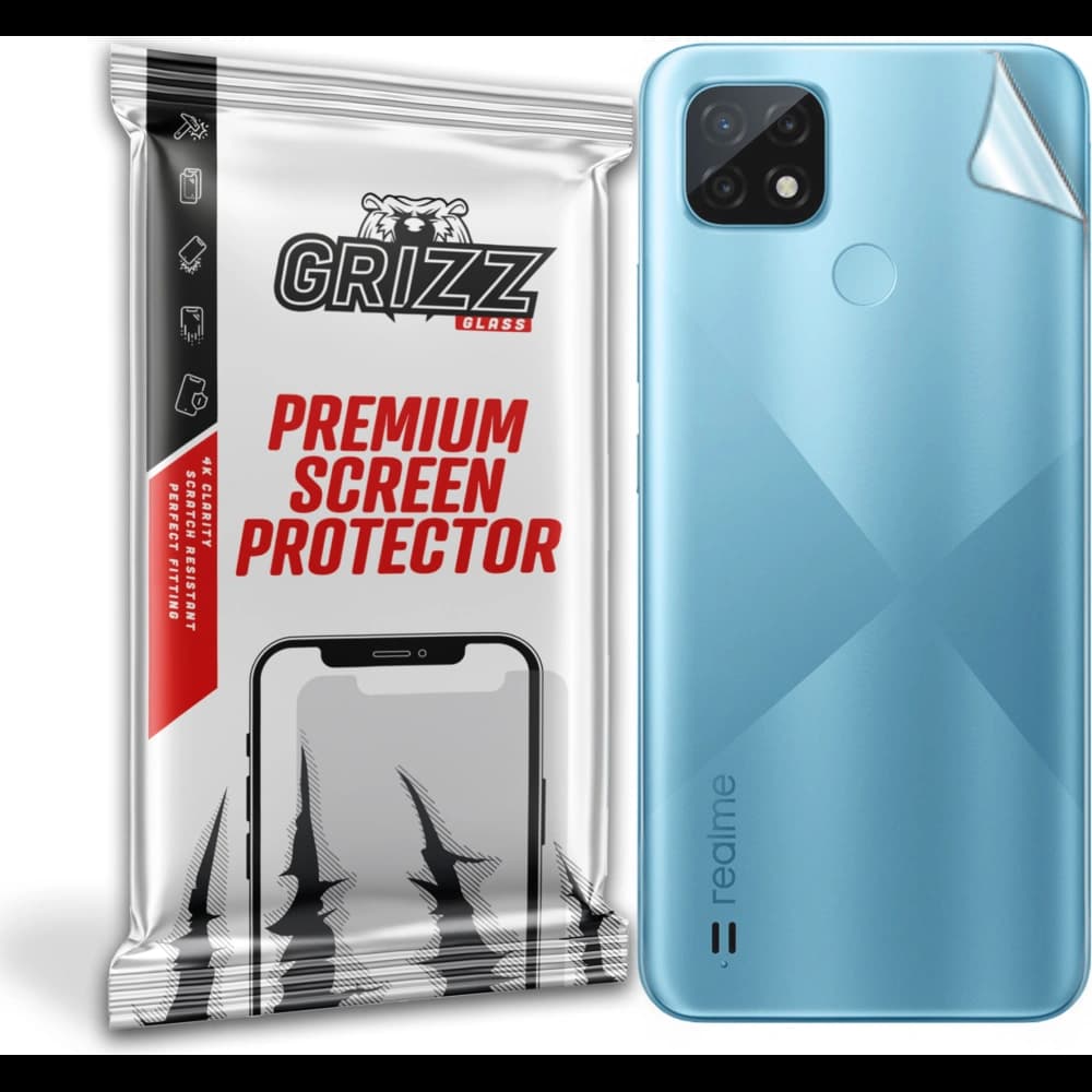 Folie GrizzGlass SatinSkin spate pentru Realme C21