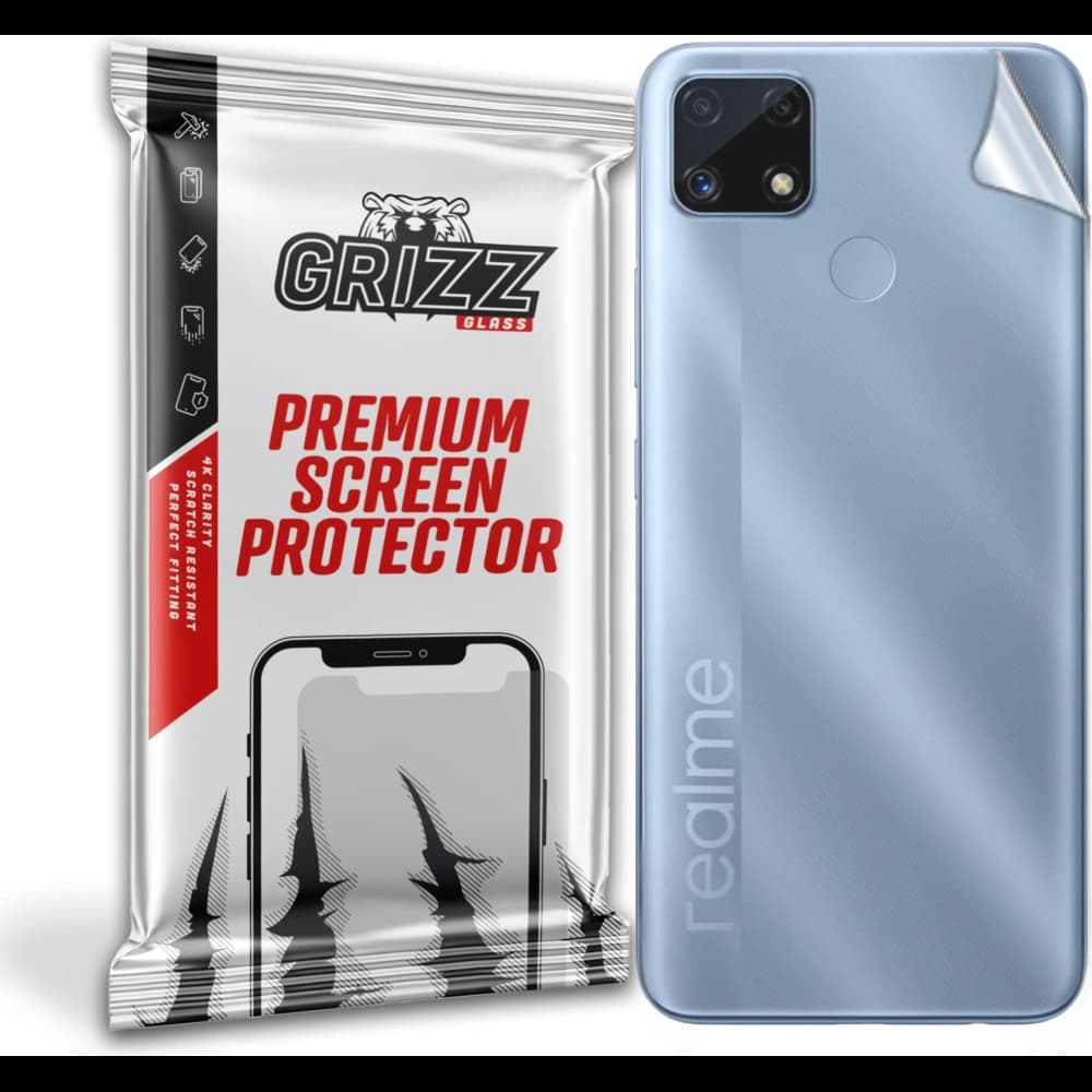 Folie für die Rückseite GrizzGlass SatinSkin für Realme C25s