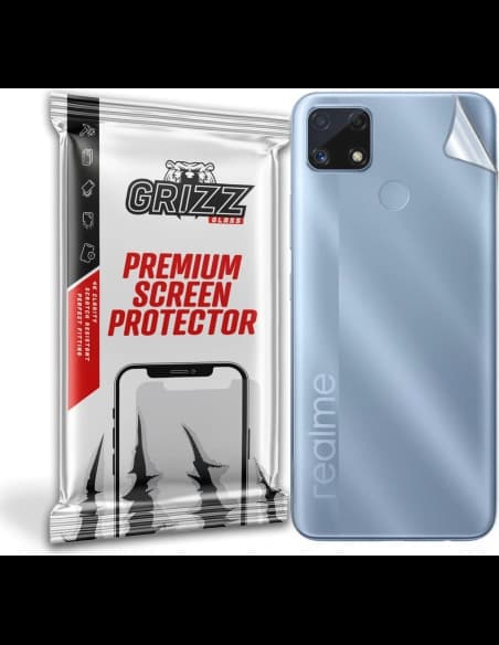 Folie GrizzGlass SatinSkin spate pentru Realme C25Y