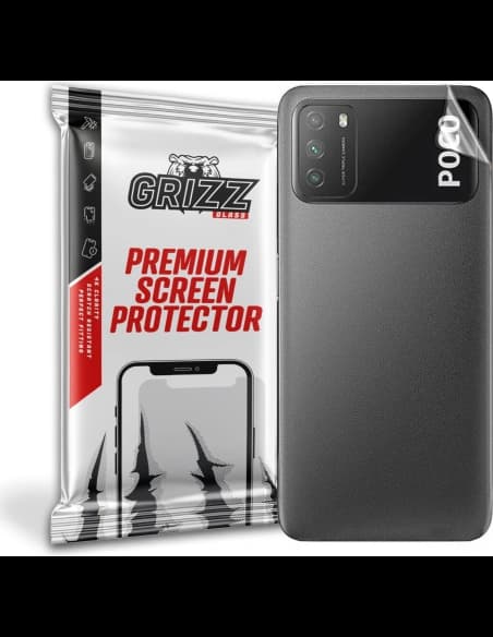Folie für die Rückseite GrizzGlass SatinSkin für Xiaomi POCO M3